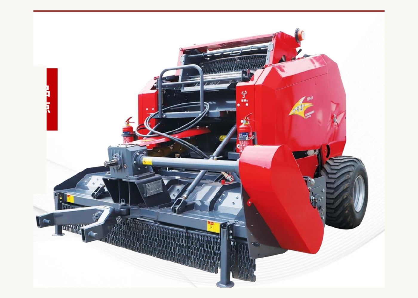 Hammer-claw pickup corn stalk baler